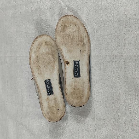 Sperry Topsider Pier Leather Lace Up Rubber Sole Comfort Womens Size 5.5M - Picture 5 of 6